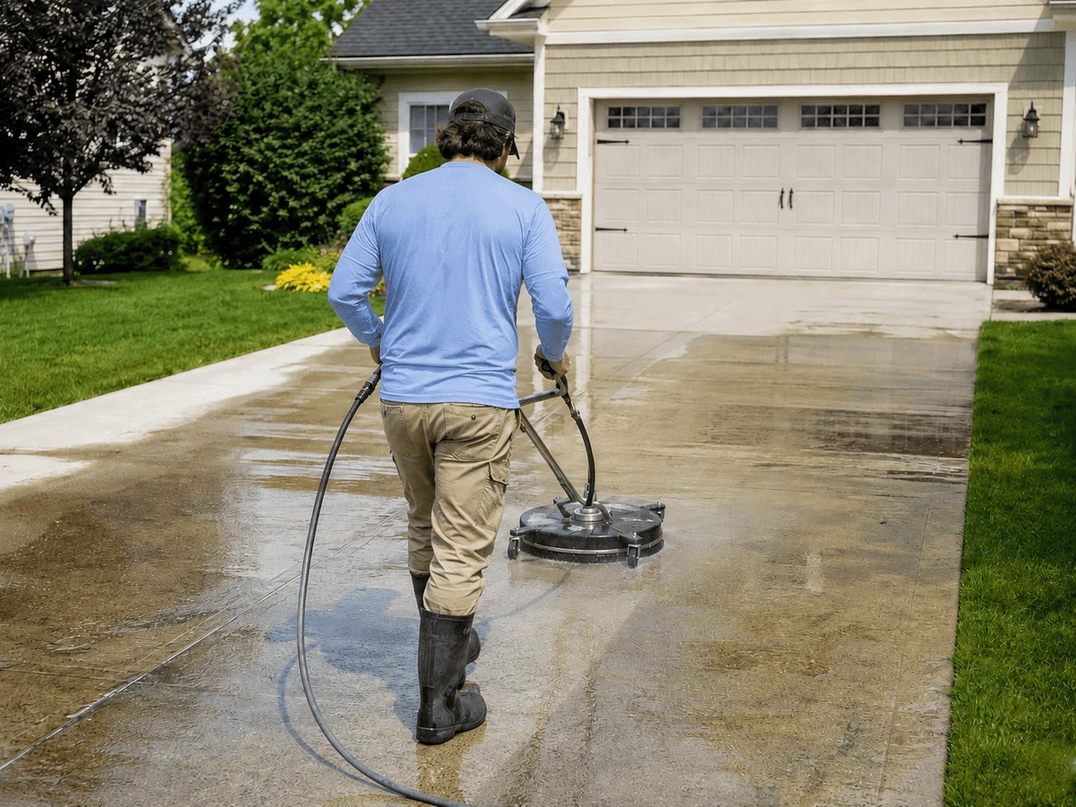Driveway and concrete cleaning in Jacksonville